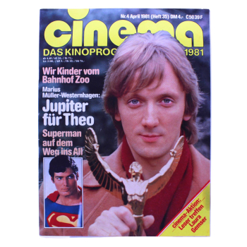 Cinema Magazin Nr. 4 (1981) | Poster Edition | Wir Kinder vom Bahnhof Zoo | Superman II